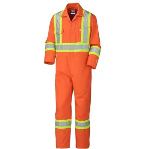 Men’s Work Clothes Orange Reflective Safety Welding Fire Retardant Coveralls Workwear