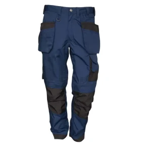 Men’s Work Pants Poly Cotton Rib Stop Working Trousers With Knee Pockets for Knee Pads Input