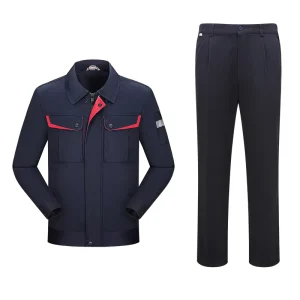 Men’s Work Sweat Suits Long Sleeve Men Workwear Softshell Jacket Blank Cargo Pants Suit