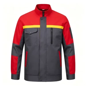 Men’s Working Clothes Durable Safety Uniform Car Mechanic Workwear Thin Jacket Long Sleeves Breathable Work Shirts