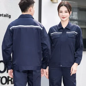 Men’s Workwear Jacket Shirt Durable Women’s Work Clothes Suit Long Sleeve Work Uniform Construction