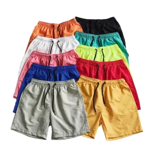 Men’s XL Candy Color Printed Swim Trunks Elastic Waist Drawstring Swim Shorts for Beach Board Running Solid Hot Shorts Pattern