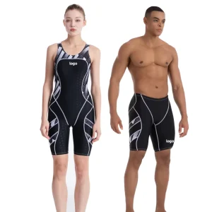 Men’s and Women’s Swimsuits Swimming Shorts Men Swim Shorts 5 Inch Men Swimwear with Compression Tights