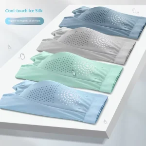 Men’s underwear ice silk summer graphene antibacterial sports boxer briefs mid waist thin seamless men’s underwear