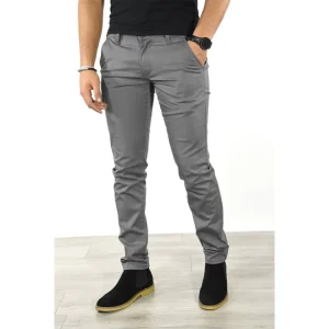Mid Waist Casual Pants for Men Business Men’s Formal Regular Pants