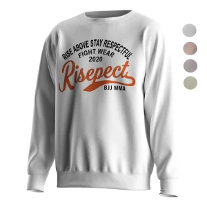 Midweight Men’s Crewneck Sweatshirt Cotton Blend Anti Deformation Available in Various Colors