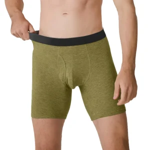 Moisture-Wicking Men’s Underwear Bamboo Boxer Shorts 3D Pouch Comfort Men Boxer Briefs Underpants