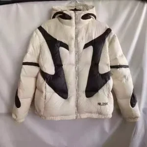 Multi-Color Bomber Jacket Fashionable Men’s Winter Jacket Breathable Patched Down Jacket
