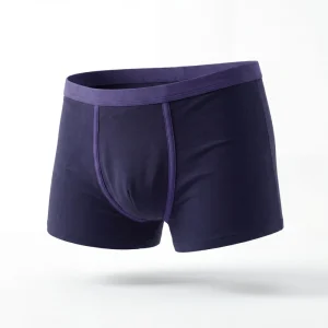 Multi Color Men’s Cotton Boxer Briefs With Bold Contrast Piping Antibacterial Big U Pouch Comfort Underwear OEM