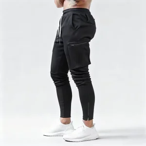 Multi pockets Men’s Casual Trousers Spring Autumn Leisure Pants Fashion Sports Running Jogging Gym Pants for Men
