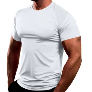Muscle Fit Men’s Sports T shirt Customized Sportswear for Active Men Ideal for Workouts