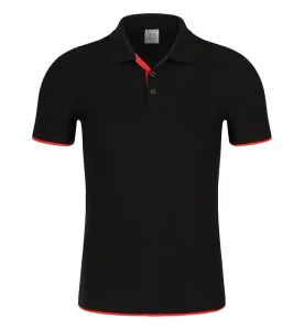 New Arrival Men’s Polo Shirt Double Hem Design Summer Short Sleeve Polo Breathable Blank Embroidered Printed Logo Golf Shirt