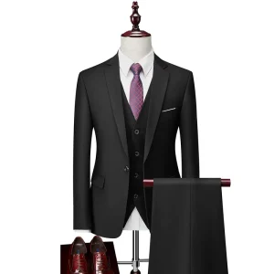New Design Formal Wear Fashion Coat&Pants Custom in Stock Clothing for Man Sets Wedding Suit Slim Fit Men’s Suit
