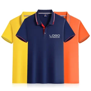 New Fashion Men’s T-shirts Polo Custom logo Printing Polo Shirts Custom logo