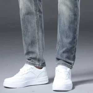 New Fashion Stretch Men’s Jeans Comfortable Elastic Denim Trousers