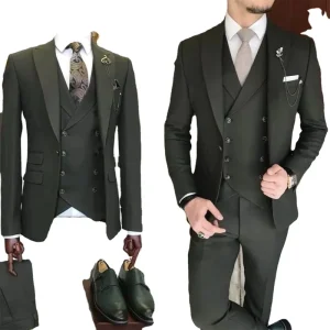 New Fashion Style Men’s Suits & Blazer Office Solid Color Gentleman Slim Fit Suit for Men Jacket Wedding Suit Blazers men