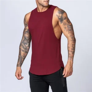 New Mens Gym Tank Top Fitness Sport Wear Workout Tank Top Quick Dry Men’s Vest Shirt Activewear Sleeveless Men’s T Shirts