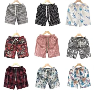 New Men’s Sports and Leisure Shorts Men’s Printed Sports Shorts Drawstring High-quality Men’s Shorts
