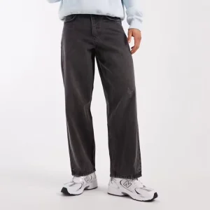 New Season Casual Baggy Washed Black Men’s Jeans For Spring Summer Regular Rise Straight Leg Jeans For Men