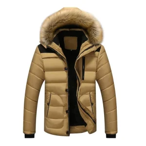 New Style Winter Jackets Men’s Coats Male Parkas Casual Thick Outwear Hooded Fleece Jackets Warm Overcoats Mens Clothing
