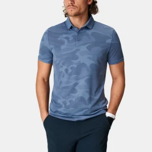New Trend Exclusive Jacquard Design Sportswear Golf Shirt Polyester Slim Fit Custom Logo Quick DryFit Men’s Camouflage Golf Polo