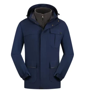 New Winter Men’s Fashion Down Coats Design Windproof Waterproof Zipper Jacket Down Coats