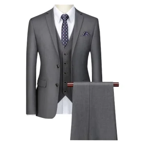 New lb Design 2 Pieces Plus Size Breathable Italian Style Men’s Suits & Blazer Custom Daily Groom Wedding Suits for Men