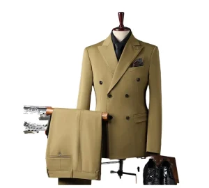 New lb Mens Suits Regular Fit 2 Piece Suit for Men Wedding Prom Business Formal Suit