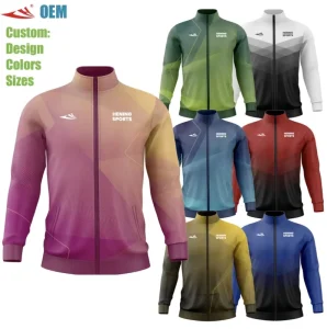 No Hood Tracksuit Men Fashion Pink Tracksuits Men’s Running Workout Gym Activewear Youth Zip up Jacket