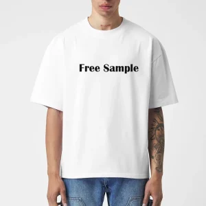 ODM 305 GSM 100 Cotton Plain Short Sleeve Oversized Mens Thick Tshirt Heavyweight Essentials Blank Custom Logo T Shirt for Men