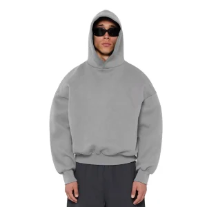 ODM Fashion Men’s Hoodies Sweatshirts Casual Essential Blank 100% Cotton Heavyweight 450gsm Embroidered Fringe