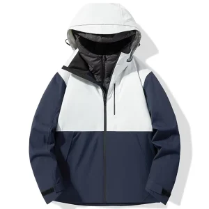 ODM OEM Canvas Jackets Autumn Winter Single layer Men’s Women’s Coats Three in one Detachable Waterproof Breathable