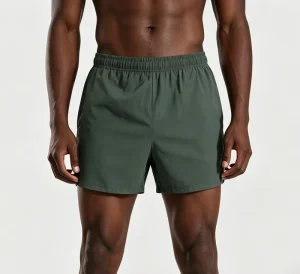 ODM Poly Nylon Spandex 150-220GSM Quick Dry Waterproof Windproof Back Pocket TUV Men Gym Running Training Shorts OEM