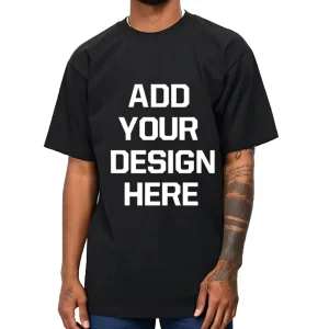 OEM 180gsm T Shirt Drop Shoulder Custom Print Logo 100% Cotton Men Blank Plain T Shirt Clothing Manufactur