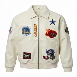 OEM Custom Color Long Sleeve Patch Chenille Embroidery Streetwear Letterman Varsity Jacket for Men