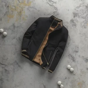 OEM Custom Design Mens Bomber Jackets Casual Outwear Fleece Thick Warm Windbreaker Jacket Mens Baseball Coats