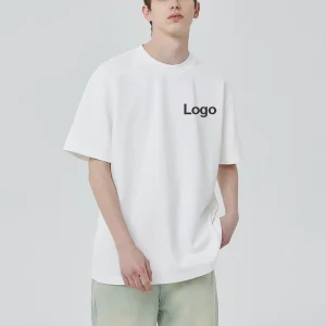 OEM Custom Logo Dropped Shoulder Boxy Fit T Shirt 100% Cotton Sports Men’s Printed Teens Unisex T Shirts