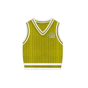 OEM Custom Men Knitwear Sweater New Spring Team Sportswear Men’s Waistcoat Knitting Sleeveless Sweater Vest