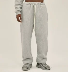 OEM Custom Men’s Straight Leg Sweatpants High Waist Polyester Cotton Oversized Track Pants Acid Wash Heavyweight Vintage