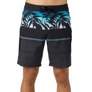 OEM Custom Print Men’s Swimwear Beach Shorts Drawstring Knitted Solid Mid Waist Waterproof Recycled 4 Way Stretch Boardshorts