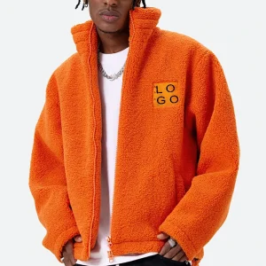 OEM Custom Winter Warm Full Zipper Polar Fleece Jacket Men Women Soft Shell Outdoor Shearling Sherpa Jackets