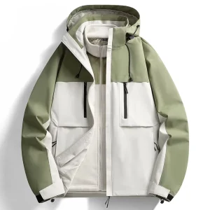OEM Factory Hiking Camping Mountain Climbing Waterproof Water Resistant Men’s Fleece Lined 3 in 1 Coat Winter Outdoor Jacket