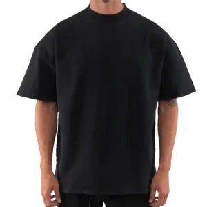OEM Heavyweight 260g Oversized Boxy T Shirt Custom DTG Logo Printing Plain Short Sleeve Blank 100% Cotton Plus Size Men’s Quick