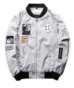 OEM High Fashion Hip Hop Casual Windproof Coat Bomber Jacket Men
