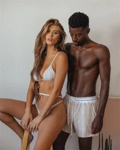 OEM High Quality Custom Couples Beachwear Women’s Bikini and Men’s Swim Trunks Digital Printed Custom Designs Swimwear