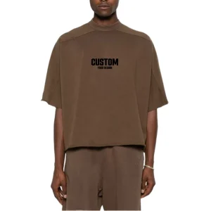 OEM High Quality High Street Oversize Boxy Acid-Washed T-Shirt 240gsm 100% Cotton Custom Logo Vintage Look Unisex T-shirt