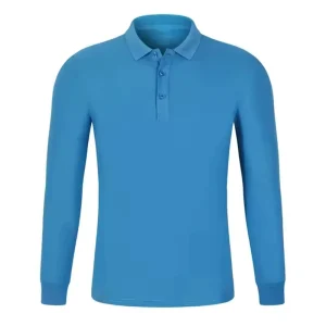 OEM Manufacturer’s Custom Men’s Long Sleeve Cotton for Polo Shirts with Solid Pattern Printed Logo Uniform Golf for Polo Shirt