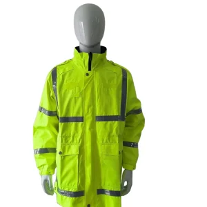 OEM Men’s Fleece Lined Dust Proof Hand Work Wear Work Uniforms Hi Vis Jacket