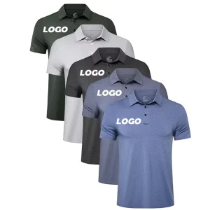 OEM Men’s Short Sleeve Sublimation Polo TShirts Dry Fit Golf T Shirts Mens Casual Polyester Custom Golf Polo Shirts