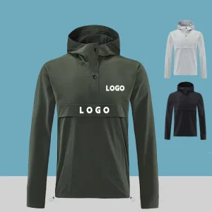 OEM New Design Plus Size Men’s Casual Sports Jacket Custom Logo Workout Fitness Outdoor Activewear Windbreaker Jackets